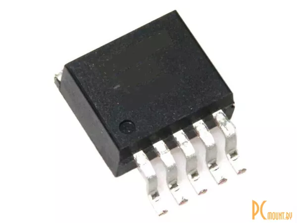 фото XL2596S-5V, понижающий DC/DC преобразователь, вход 4.5-40В, выход 5В 3А, TO-263-5 XL2596S-5V, понижающий DC/DC преобразователь, вход 4.5-40В, выход 5В 3А, TO-263-5