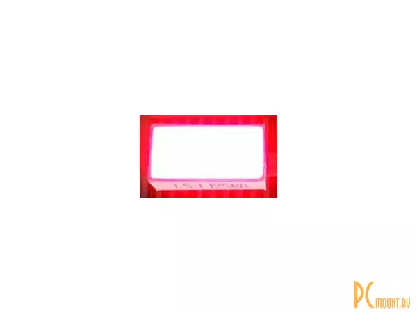 Индикатор светодиодный, прямоугольный, 7.5x14мм, красный, фон красный