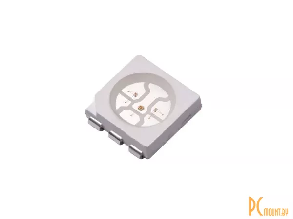 фото Светодиод, SMD 5050 LED RGB 1шт Светодиод, SMD 5050 LED RGB 1шт