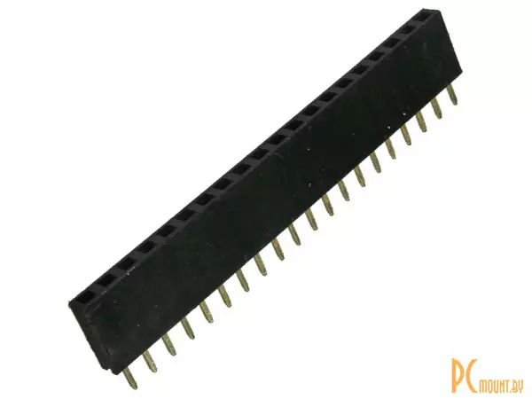 фото PBS 1x20pin разъем штыревой, 2.54mm, мама, монтаж в отверстия печатной платы (THT) PBS 1x20pin разъем штыревой, 2.54mm, мама, монтаж в отверстия печатной платы (THT)