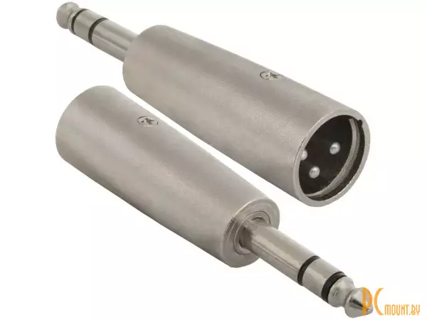 фото JD-494 / XLR 3P M-jack 6.3 stereo M Разъем микрофонный, переходник штекер XLR 3Pin - jack 6.3 stereo штекер JD-494 / XLR 3P M-jack 6.3 stereo M Разъем микрофонный, переходник штекер XLR 3Pin - jack 6.3 stereo штекер