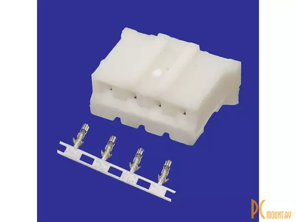 фото HB-04 (MU-4F) pitch 2.0mm+terminal, Разъём питания низковольтный (розетка), 2.0 мм + зажим HB-04 (MU-4F) pitch 2.0mm+terminal, Разъём питания низковольтный (розетка), 2.0 мм + зажим