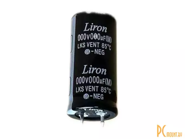 фото LKS2G561MS050K63B 560мкФ 400В, 35х50 Liron Конденсатор электролитический с жесткими выводами (Snap In), серия LHS LKS2G561MS050K63B 560мкФ 400В, 35х50 Liron Конденсатор электролитический с жесткими выводами (Snap In), серия LHS