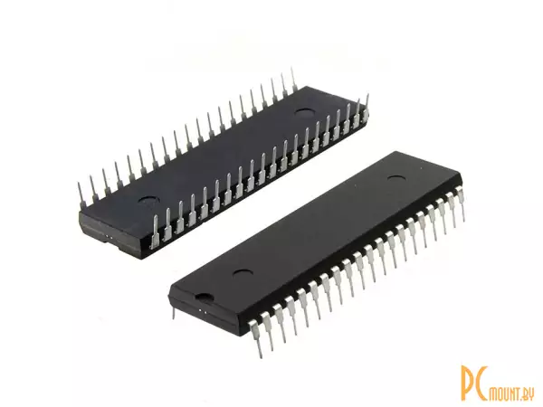 AT89S52-24PU Microchip Микроконтроллер 8 бит серии 89S, PDIP-40