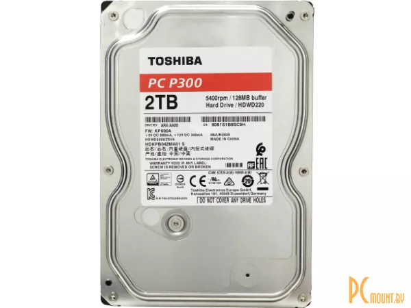 Жесткий диск 2TB Toshiba HDWD220UZSVA HDKPB04ZMA01S SATA-III