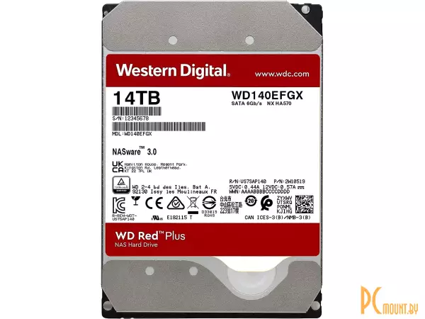 Жесткий диск 14TB WD WD140EFGX SATA-III