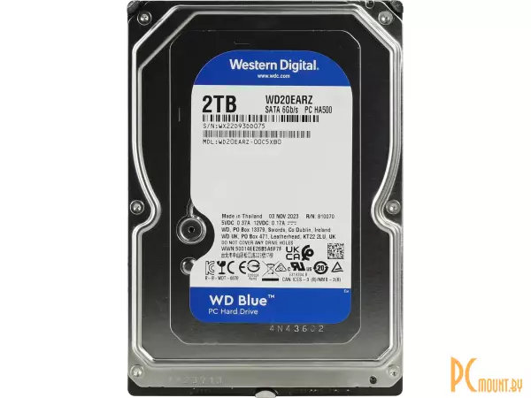 фото Жесткий диск 2TB WD WD20EARZ SATA-III Жесткий диск 2TB WD WD20EARZ SATA-III