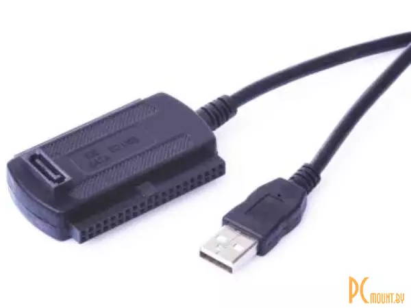 Универсальный переходник Gembird 3.5/5.25" USB->IDE/SATA (AUSI01) with ext adapter