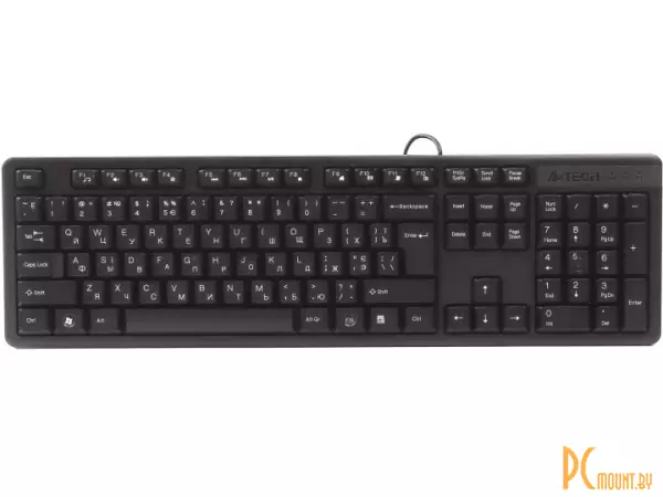 клавиатура USB A4Tech KK-3 черный (KK-3 USB (Black)) KK-3