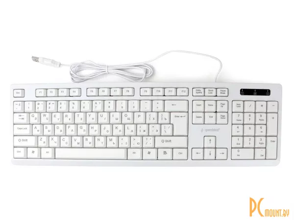 Клавиатура Gembird KB-8355U White