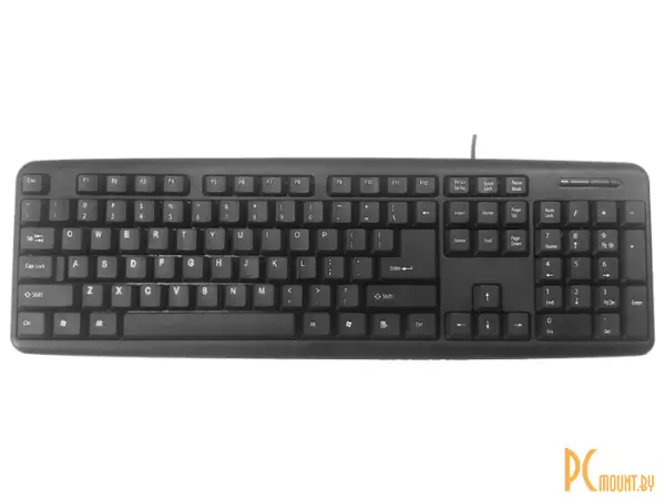 Клавиатура Gembird KB-U-103-RU Black USB silent