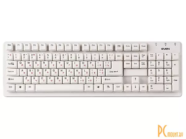 Клавиатура Sven Standard 301 White, USB