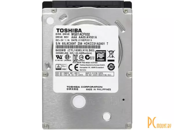Жесткий диск 500GB  Toshiba MQ01ACF050 SATA-III