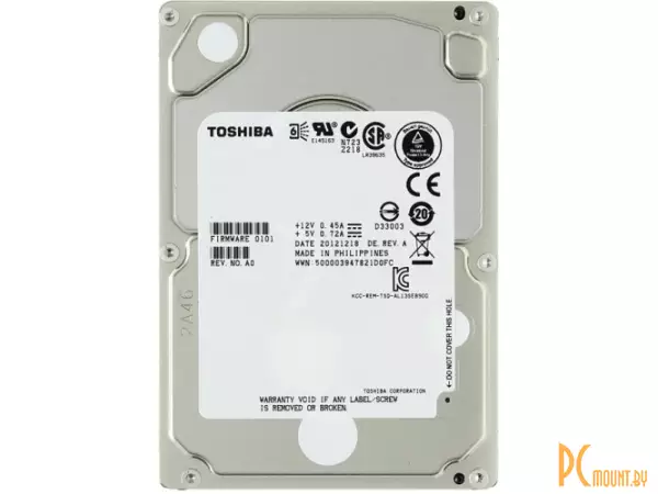 Жесткий диск (б/у) 600GB SAS3.0 Toshiba AL13SXB60EN 2,5"