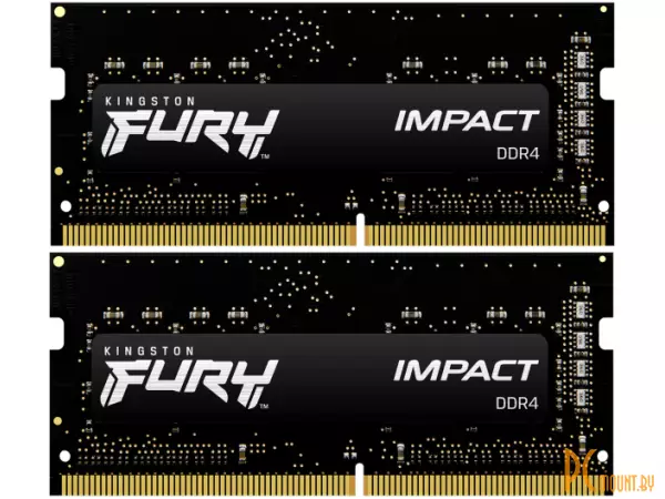 Память для ноутбука SODDR4, 32GB, PC25600 (3200MHz), Kingston KF432S20IBK2/32