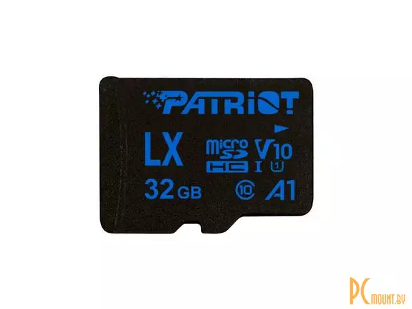 Карта памяти Модуль Micro SD 32 GB Patriot LX Series V10 UHS-I (SD adapter)