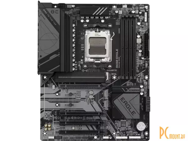 MB Gigabyte B650 Soc-AM5 (B650) 4xPCI-Ex16 3xM.2 1GbE LAN RAID 0/1/10 4xDDR5 7600MHz+ DP+HDMI ATX RTL EAGLE