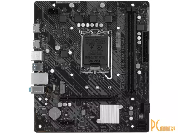 MB MSI PRO DDR4 Soc-1700 (H610) PCI-Ex16 PCI-Ex1 M.2 1GbE LAN 2xDDR4 3200MHz+ HDMI mATX RTL H610M-S