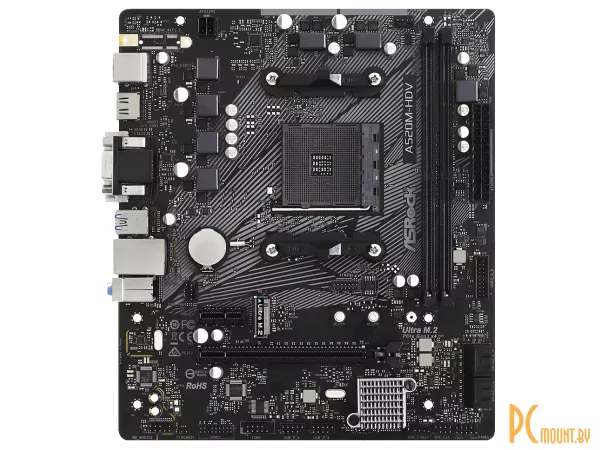 фото Материнская плата Asrock A520M-HDV Soc-AM4 Материнская плата Asrock A520M-HDV Soc-AM4