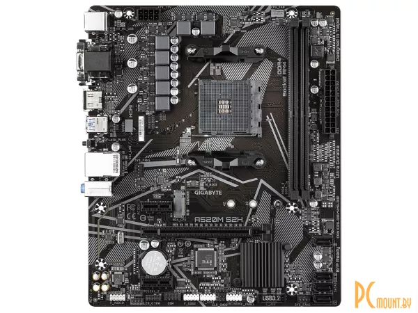 Материнская плата Gigabyte A520M S2H Soc-AM4