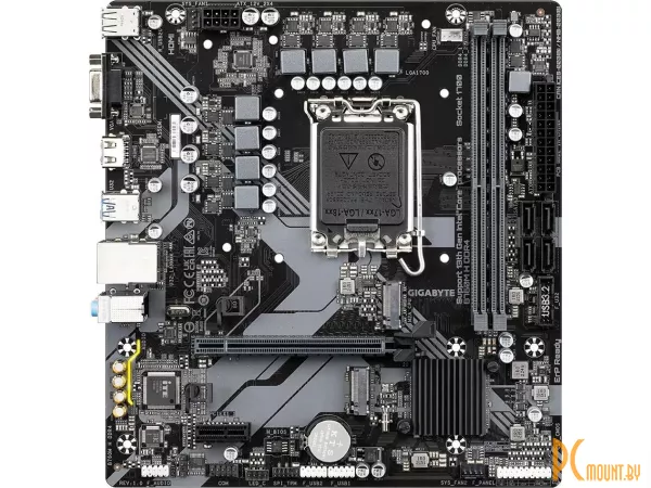 фото Материнская плата Gigabyte B760M H DDR4 Soc-1700 Материнская плата Gigabyte B760M H DDR4 Soc-1700