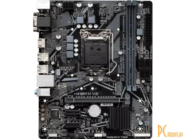 фото Материнская плата Gigabyte H410M H V2 Soc-1200 Материнская плата Gigabyte H410M H V2 Soc-1200