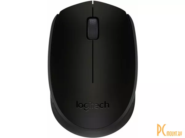 Мышь Logitech B170 Wireless Mini Mouse, Black (910-004798)