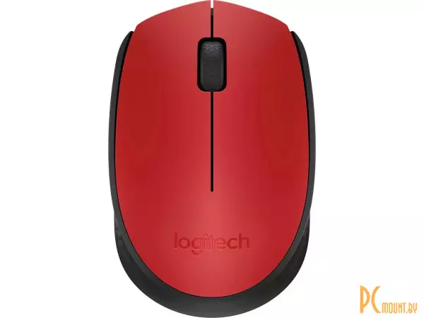 Мышь Logitech M171 Wireless (910-004641), красная