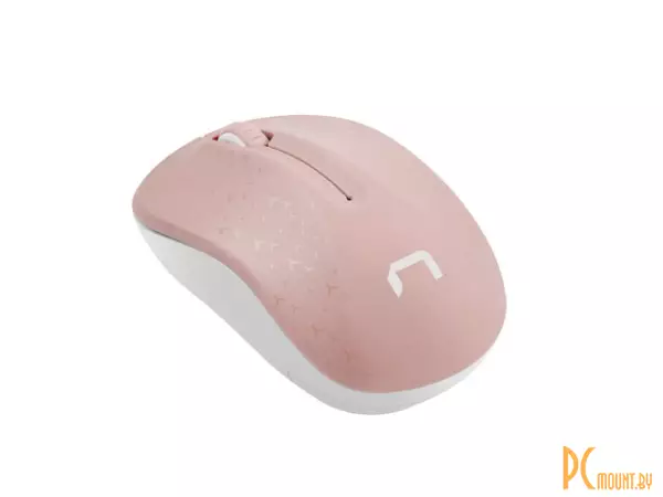 Мышь Natec Toucan NMY-1652 Pink-White