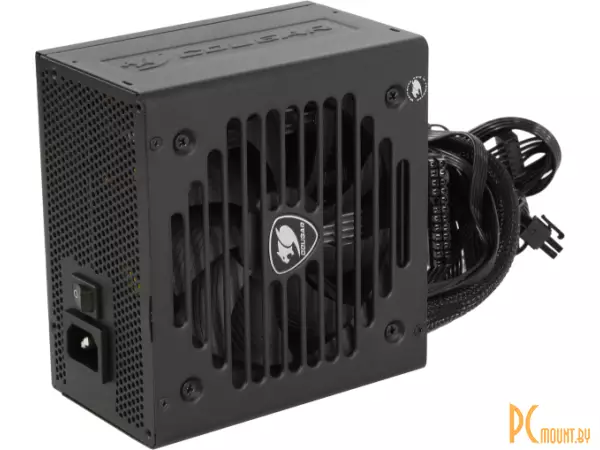 бП Cougar 650W VTE X2 650 Rev.2 (ATX 2.31, 650W, 80 PLUS BRONZE, Active PFC, 120mm Ultra-Silent Fan, Japanese standby capacitors, non-modular) ОЕМ+ кабель питания