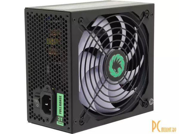 бП GameMax 500W (GP-500) (ATX 2.31, 500W, 80 PLUS BRONZE, Active PFC, 140mm Fan, non-modular) RET