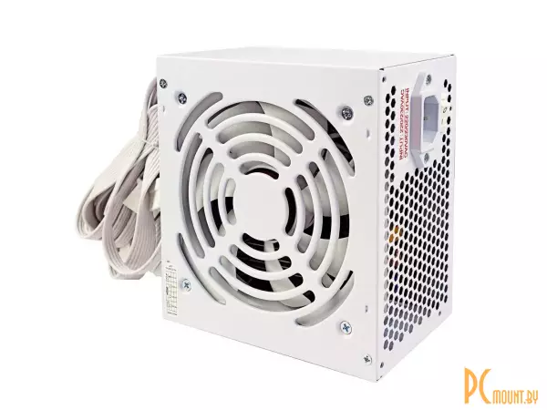 блок питания 600W CB600 (Белый) GINZZU White ATX 2.3 120mm (OVP/UVP/OPP/SCP/SIP) КПД>75% CB600 (Белый)