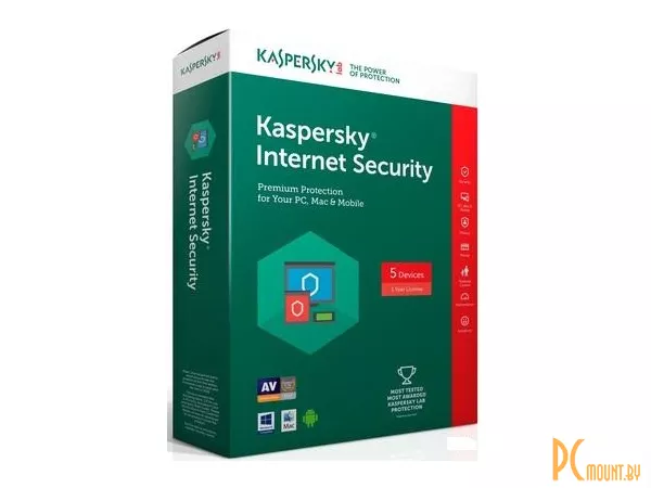 Kaspersky Internet Security Multi-Device. 3-Device 1 year Base Retail Pack (KL19412UCFS)