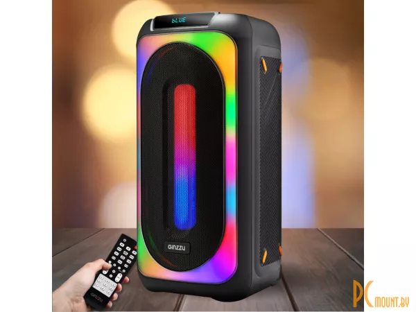 Колонки переносная Bluetooth MIDI-система, Ginzzu GM-214