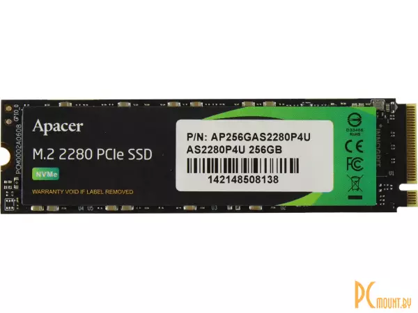 SSD диск Bulk (AP256GAS2280P4U) AP256GAS2280P4U AS2280P4U 256GB