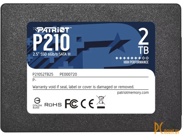 SSD 2TB Patriot P210S2TB25 25" SATA-III