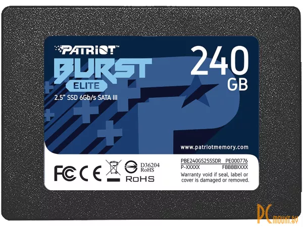 SSD 240GB Patriot PBE240GS25SSDR 25" SATA-III