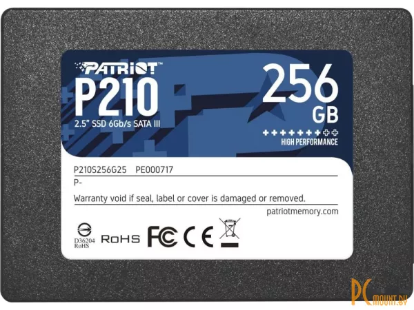 SSD 256GB Patriot P210S256G25 25" SATA-III