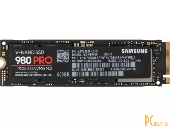 SSD 500GB Samsung MZ-V8P500B(BW) M.2 2280