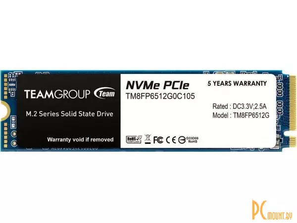 SSD 512GB Team TM8FPD512G0C101 M.2 2280