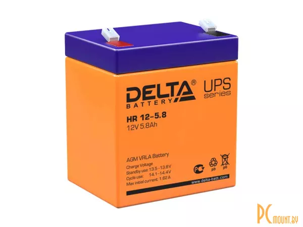 Источник бесперебойного питания UPS Аккумулятор Delta HR 12-5.8
