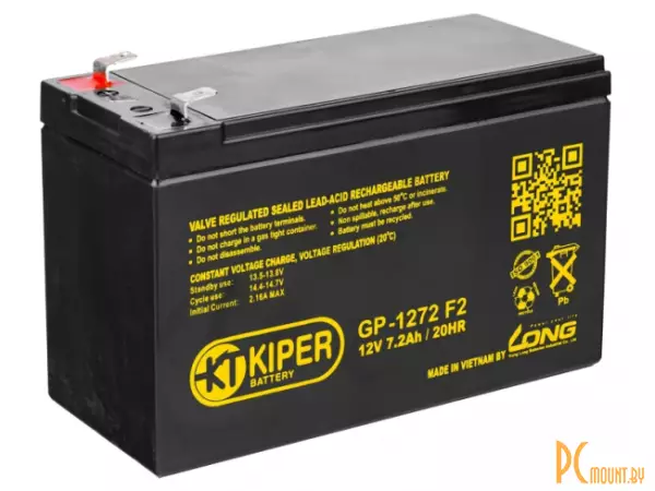 Источник бесперебойного питания UPS Аккумулятор Kiper GP-1272 28W F2 12V/7.2Ah