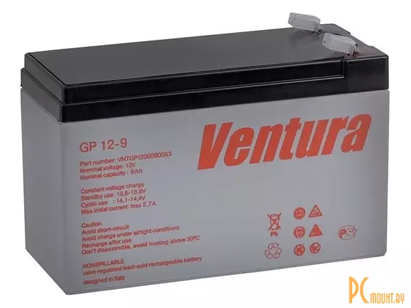 Источник бесперебойного питания аккумулятор Ventura GP 12-9