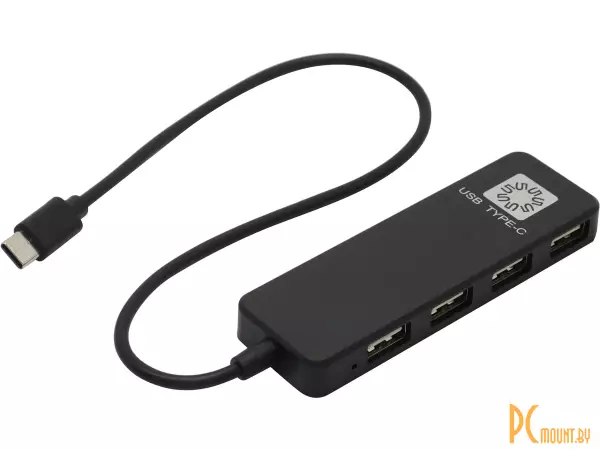 USB Хаб 5bites HB24C-210BK Black