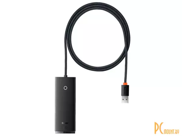 фото USB-хаб Baseus Lite Series Black (WKQX030201) WKQX030201 USB-хаб Baseus Lite Series Black (WKQX030201) WKQX030201