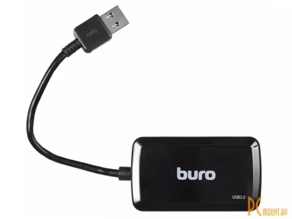 Концентратор USB 3.0 Buro BU-HUB4-U3.0-S