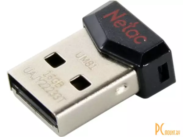 USB память 16GB, USB 3,2, Netac UM1 Ultra compact NT03UM1N-016GB-32PN
