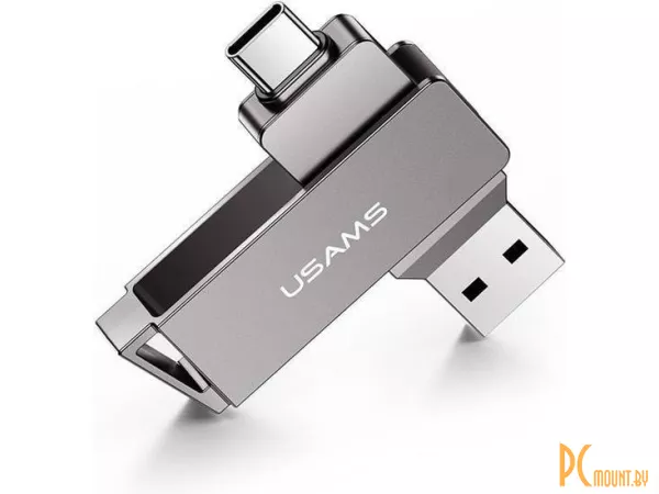 USB память 256GB, Usams ZB202UP01 Type-C+USB 3.0 High Speed Flash Drive