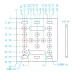 Пластина каретки для профиля 2020 V-slot, 65.5x65.5x3, серебристая