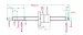 ШВП SFU1204 1500mm, обработан под опоры BK10, BF10